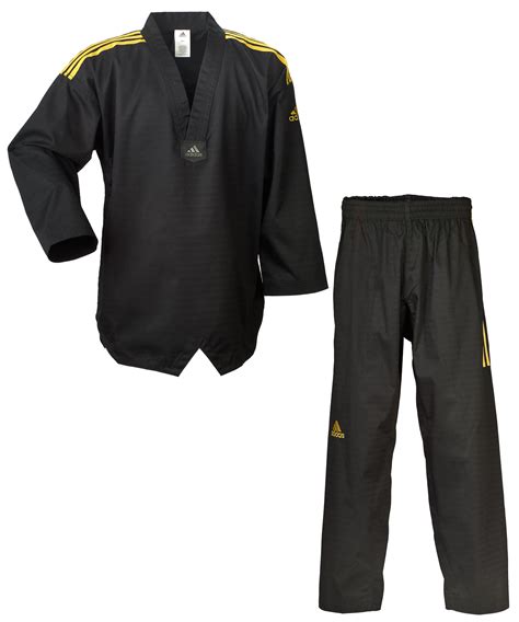 adidas taekwondo anzug schwarz|Hochwertige Taekwondo.